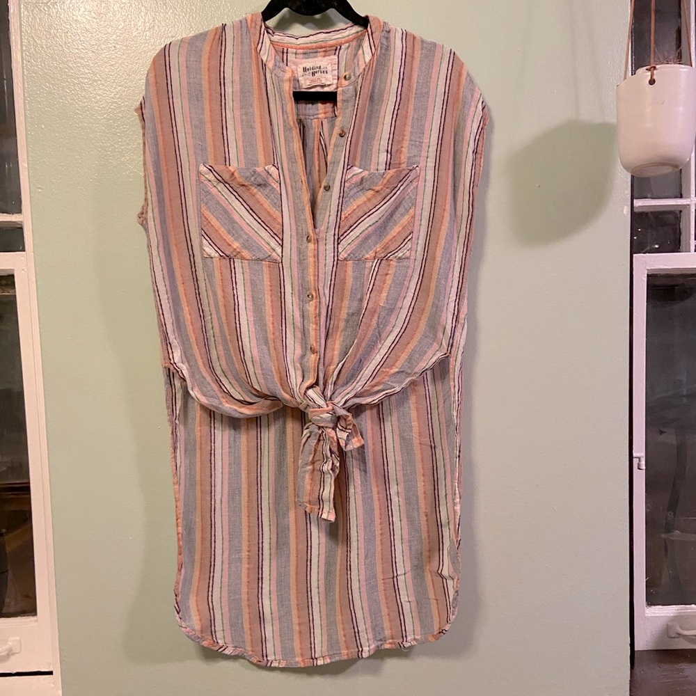 Holding Horses Linen Tunic
